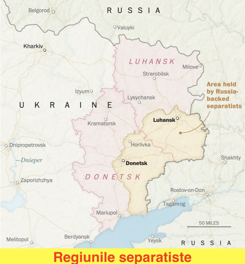 De ce sunt importante Donețkul și Luhansk pentru politica agresivă a lui Vladimir Putin. Analiză Washington Post