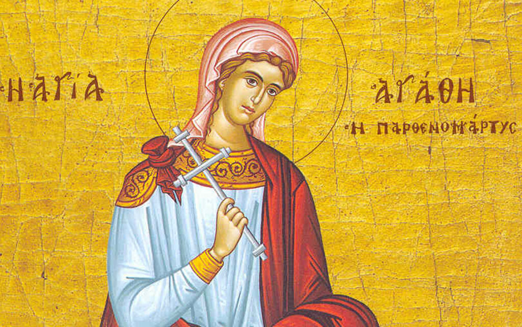 Calendar Creștin Ortodox, 5 februarie. Sfânta Muceniță Agata