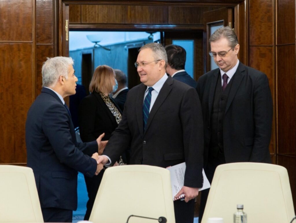 Întâlnire la nivel înalt! Premierul Nicolae Ciucă l-a primit pe ministrul de Externe israelian: „Poporul ucrainean să resimtă solidaritatea tuturor”