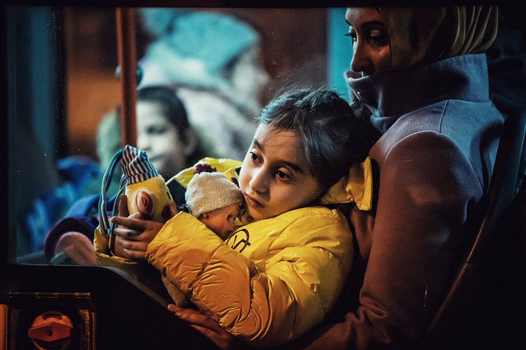 Gara de Nord din București, destinația a de sute de refugiați ucraineni