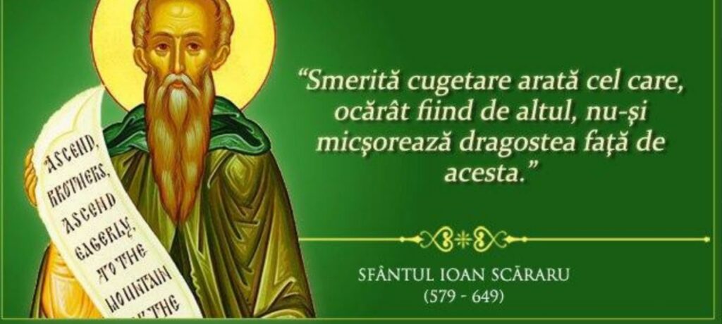 Calendar Ortodox 30 martie. Sfântul Ioan Scărarul a trăit 40 de ani într-o peșteră și a scris o carte devenită simbol al credinței în Dumnezeu