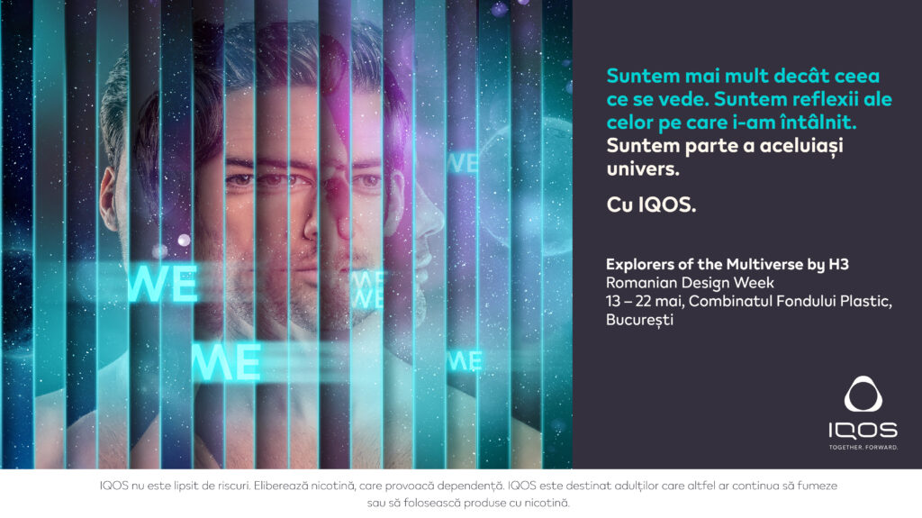 IQOS și H3 prezintă instalația Explorers of the Multiverse, o călătorie de autocunoaștere, în cadrul Romanian Design Week