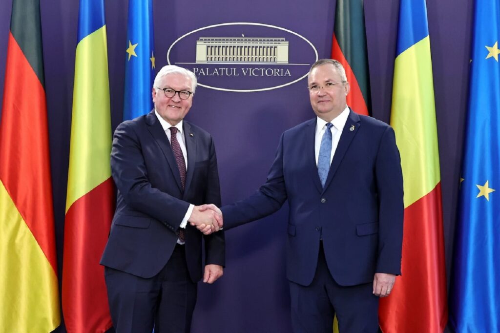 Premierul Nicolae Ciucă, discuții cu președintele Germaniei, Frank-Walter. Ce s-a decis cu privire la securitatea de la Marea Neagră