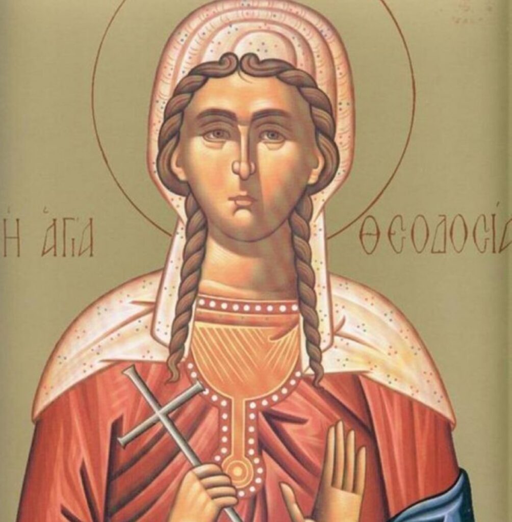 Calendar Ortodox, 29 mai. Pomenirea sfintei muceniţe Teodosia, fecioara din Cezareea, care s-a jertfit pentru credința sa în Hristos