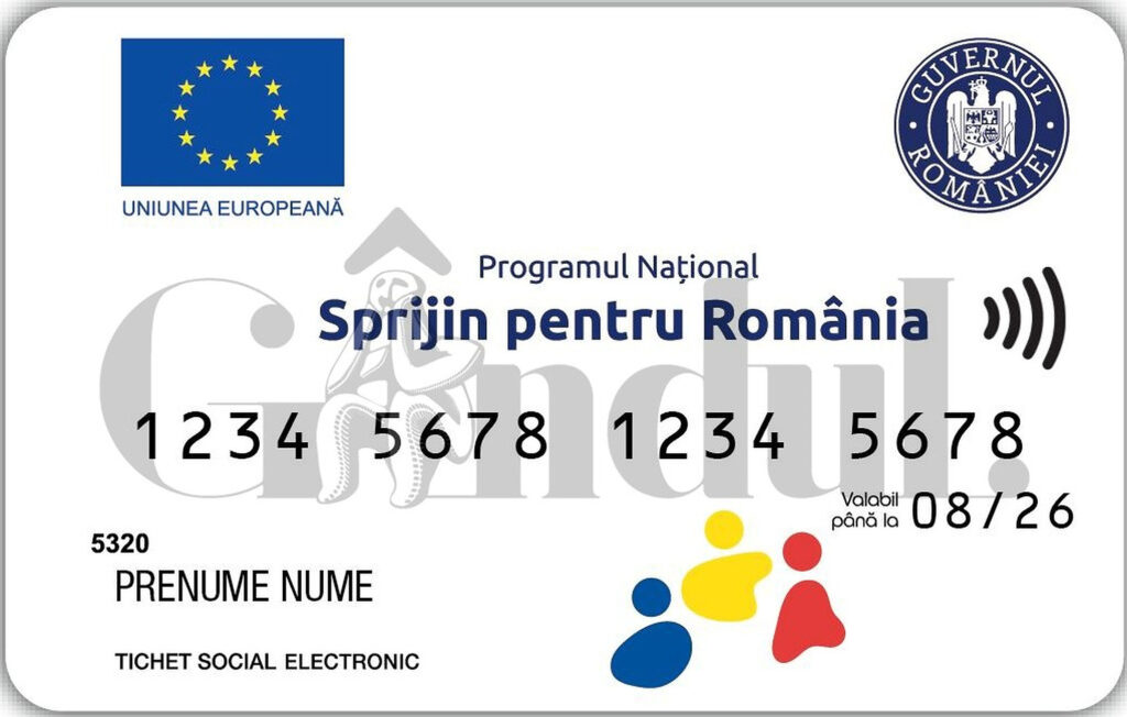 Astăzi începe distribuirea voucherelor sociale. Peste 2,5 milioane de români vor primi cardurile electronice. Când vor putea fi făcute primele cumpărături