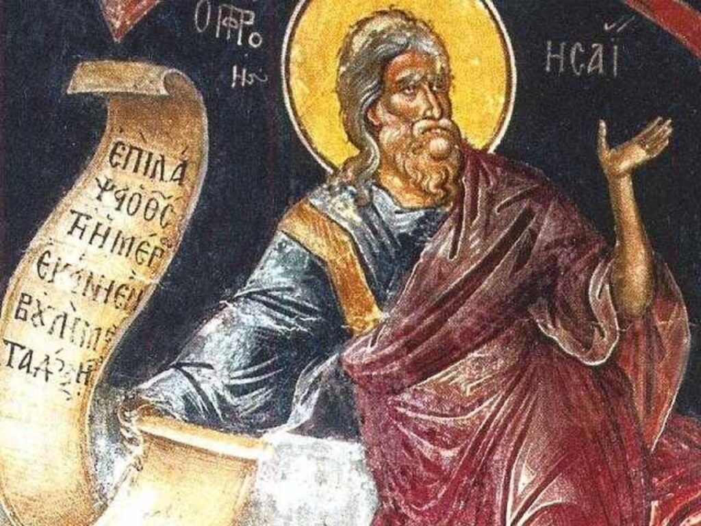 Calendar Ortodox, 9 mai. Sfântul Proroc Isaia, făcătorul de minuni și cel care a vestit sosirea lui Isus în Ierusalim