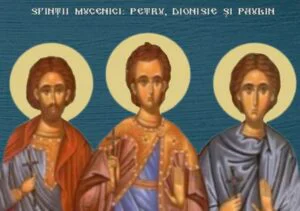 Calendar ortodox, 18 mai. Petru, Dionisie (Denisa), Andrei, Pavel şi Hristina (Cristina) fecioara, sfinții omorâți pentru credința lor