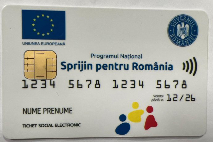 Cardurile sociale Sprijin pentru România