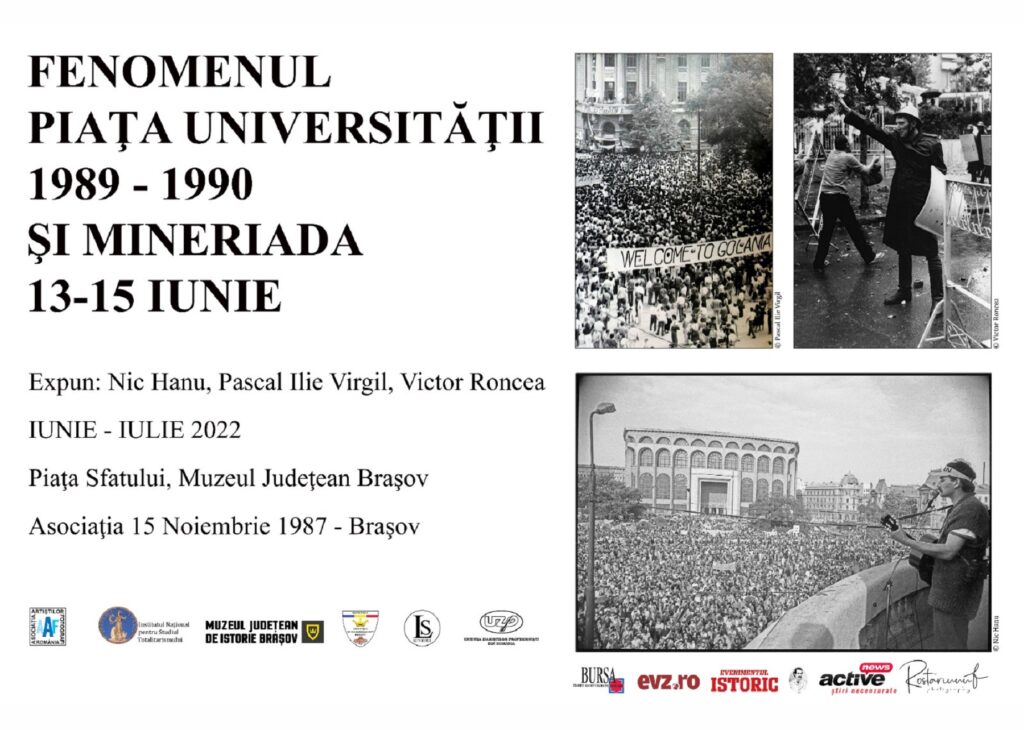 Fenomenul Piața Universității și Mineriada din Iunie 1990 în Piața Sfatului din Brașov