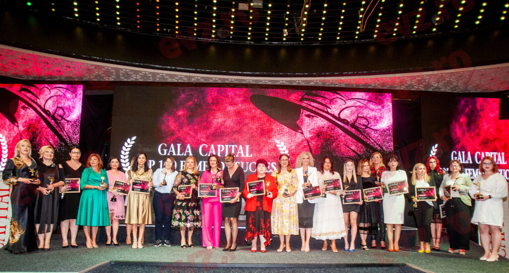 Revista Capital premiază femeile lider din România în cadrul Galei Top 100 Femei de Succes