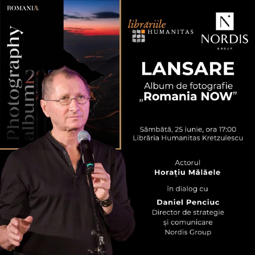 Albumul de fotografie ROMANIA NOW, lansat în prezența actorului Horațiu Mălăele