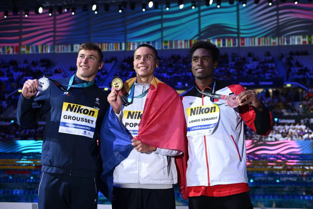 COLOSAL! David Popovici a devenit campion mondial și la 100 de metri. Românul a scris istorie