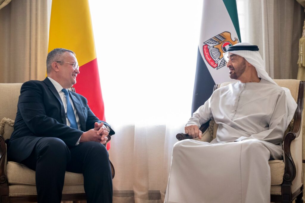 Premierul Nicolae Ciucă, întâlnire cu președintele Emiratelor Arabe Unite, șeicul Mohamed bin Zayed. Vin investiții în România