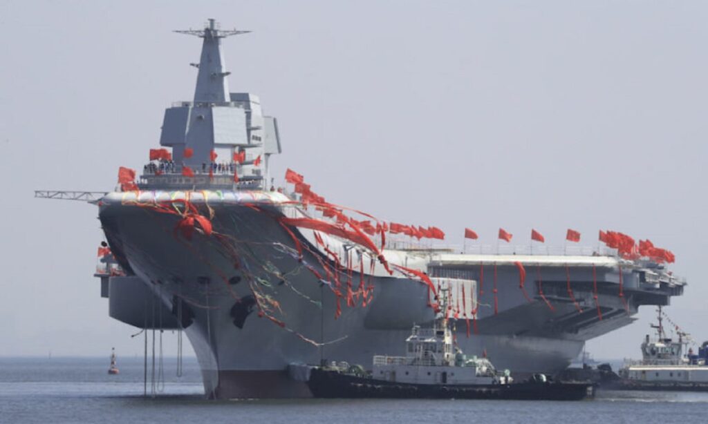 China a lansat al treilea portavion, o provocare la adresa SUA. Nava va avea un sistem de catapultare