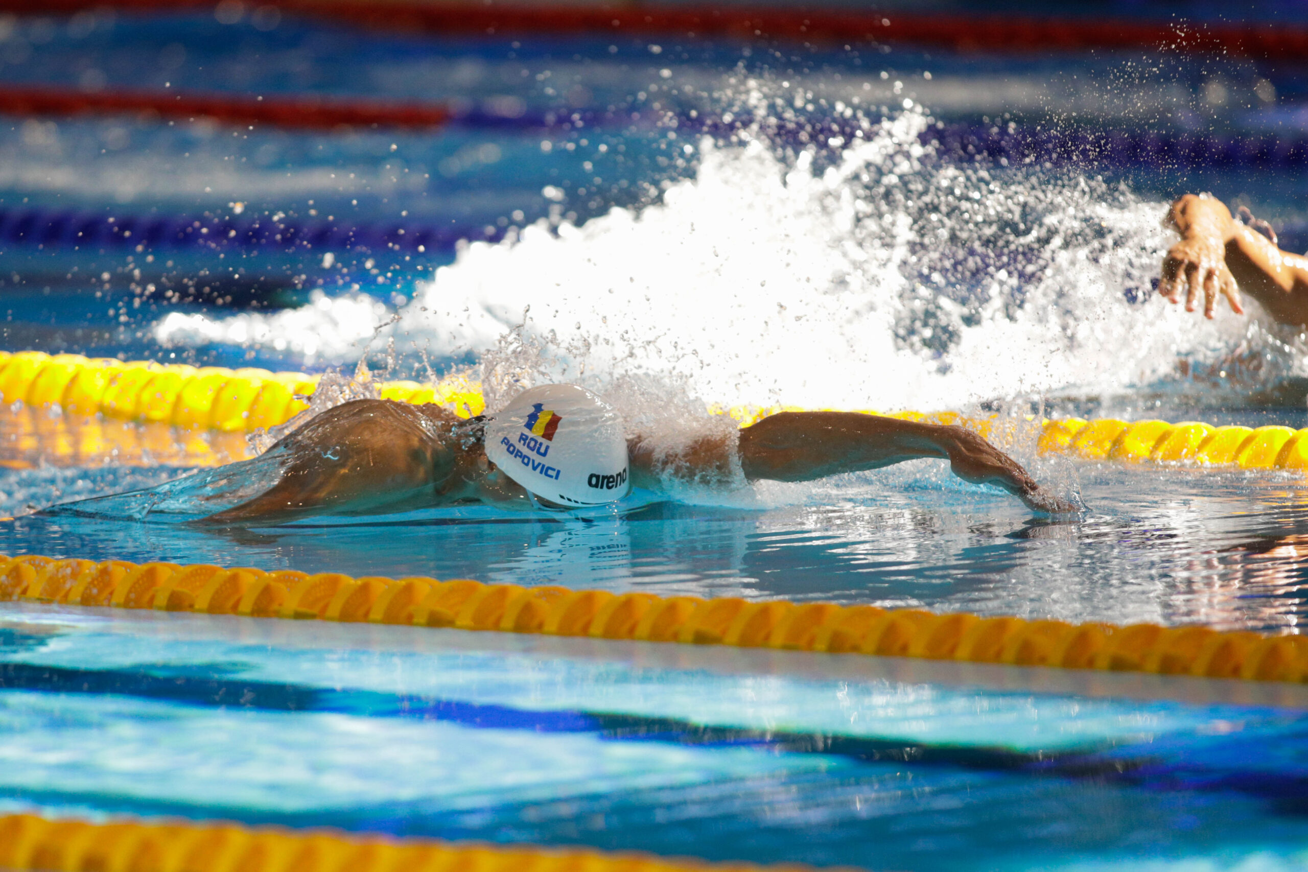David Popovici a cucerit medalia de aur în proba de 50 de metri liber