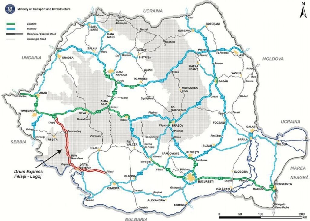 Drum de mare viteză între Filiași și Lugoj. 28 de oferte pentru elaborarea studiilor de fezabilitate