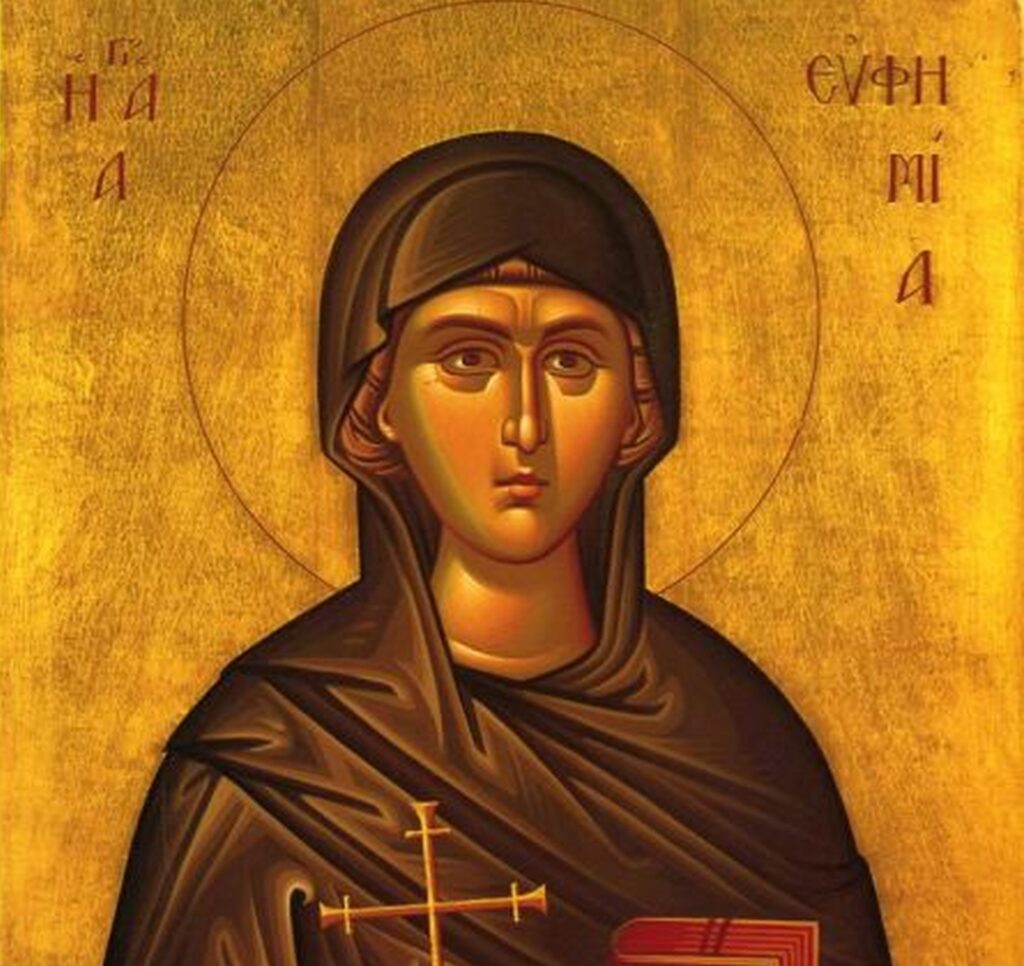 Calendar ortodox, 11 iulie. Sfânta Eufimia, o întrupare a minunilor dumnezeiești