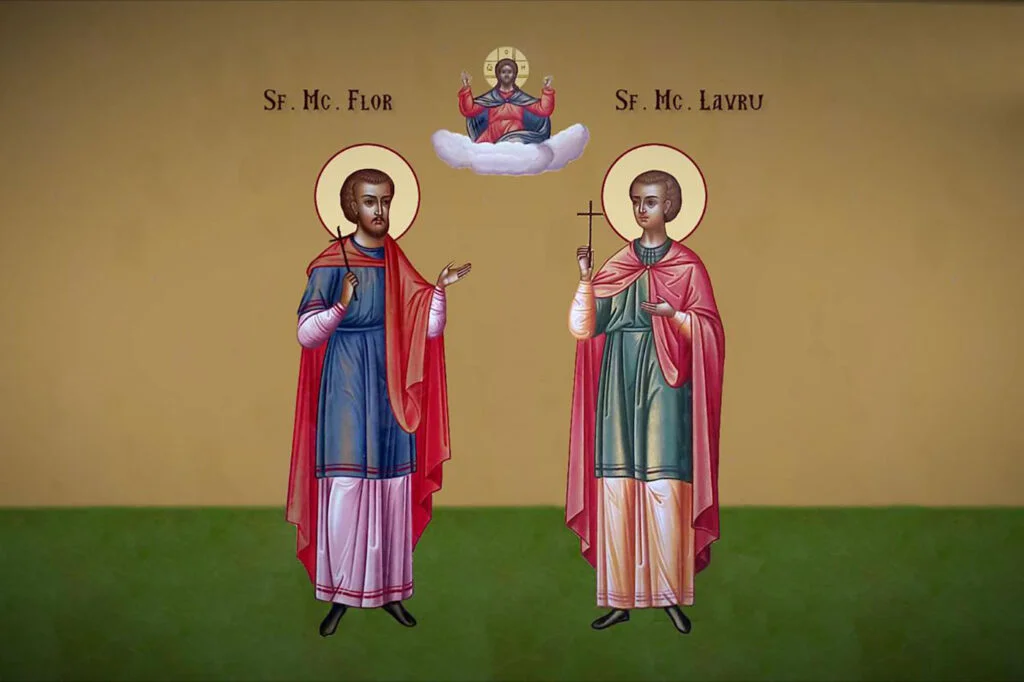 Calendar Ortodox, 18 august. Sfinții Mucenici Flor și Lavru, frați gemeni, care n-au abdicat de la credință