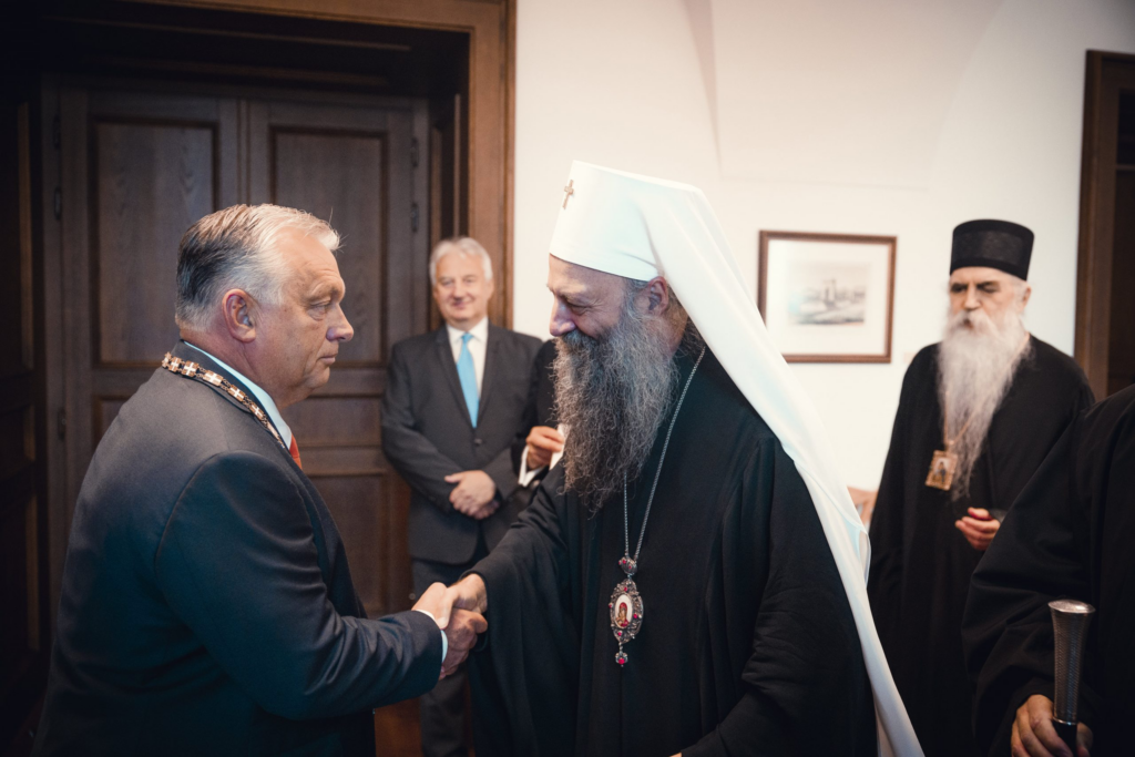 Viktor Orban, „un om de stat unic în Europa”. Întâlnire între premierul ungar și Patriarhul Ortodox sârb