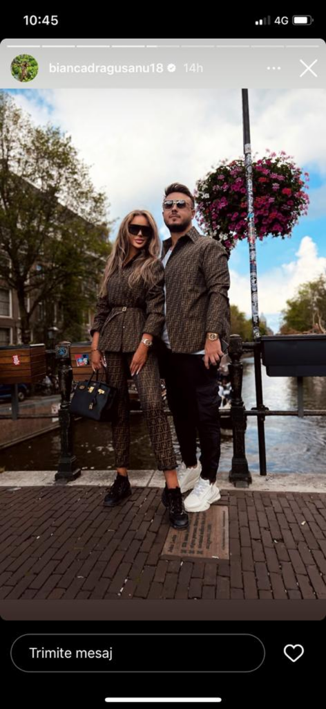 Bianca Drăgușanu și Gabi Bădălău, escapadă la Amsterdam, în plin scandal de divorț. Plouă cu cadouri de mii de euro