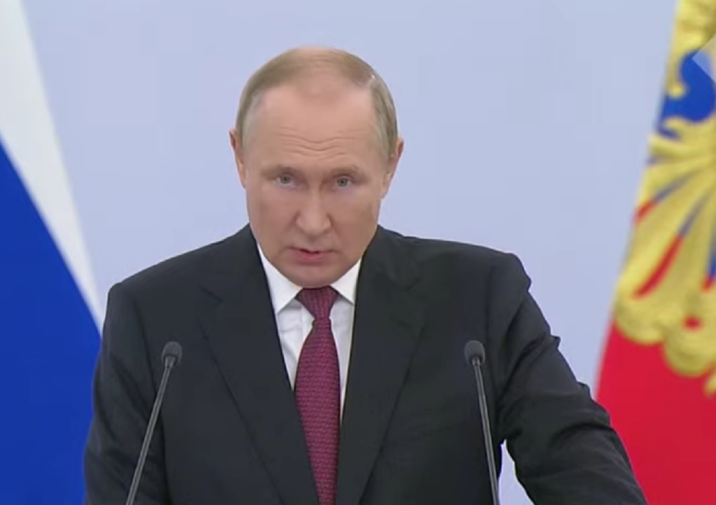 Vladimir Putin a acuzat Kievul de „activitate teroristă”, după atacul asupra Moscovei
