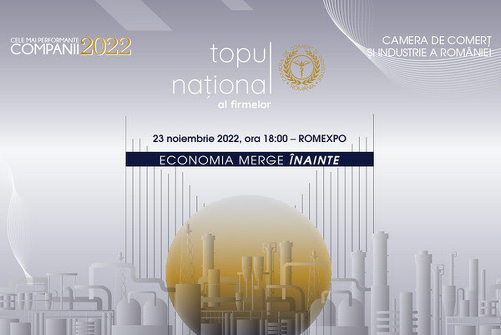 Gala „Topul Național al Firmelor 2022” va avea loc pe 23 noiembrie. Unde se vor premia cele mai bune companii