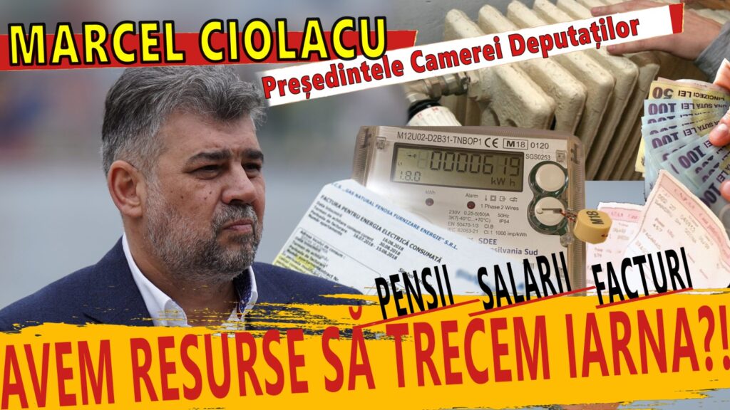 Marcel Ciolacu – Salarii, pensii, facturi! Are România bani și resurse să treacă iarna?