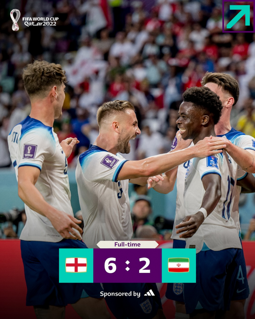 Campionatul Mondial. Anglia a zdrobit Iranul într-un meci cu 8 goluri și o prestație jalnică a VAR-ului