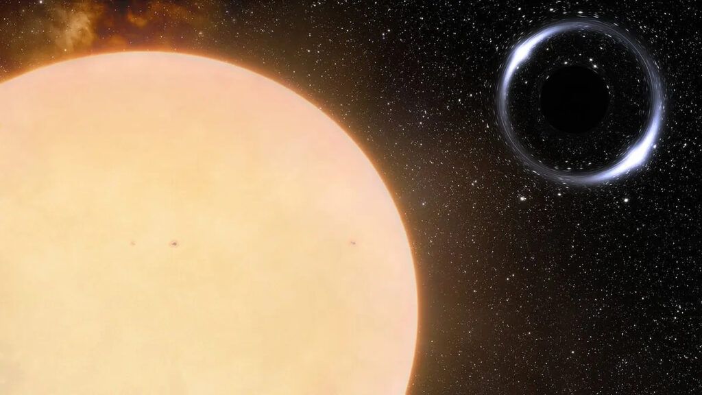 A fost descoperită gaura neagră cea mai apropiată de noi: Gaia BH1