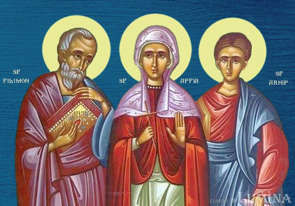 Calendar Ortodox, 22 noiembrie. Sfinții Apostoli Filimon, Onisim și Arhip, cei care au stat la dreapta Sfântului Apostol Pavel