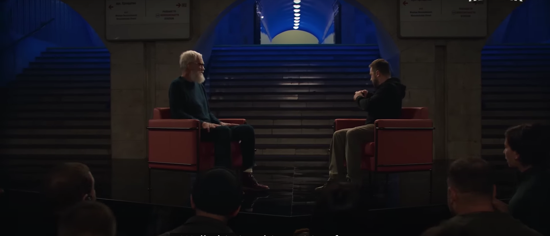 David Letterman /interviu Volodimir Zelenski