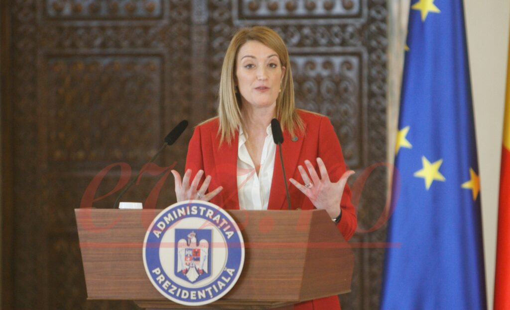 Roberta Metsola, în Parlamentul României: Nu renunţaţi la Europa. România va adera la Schengen şi o va face în curând!
