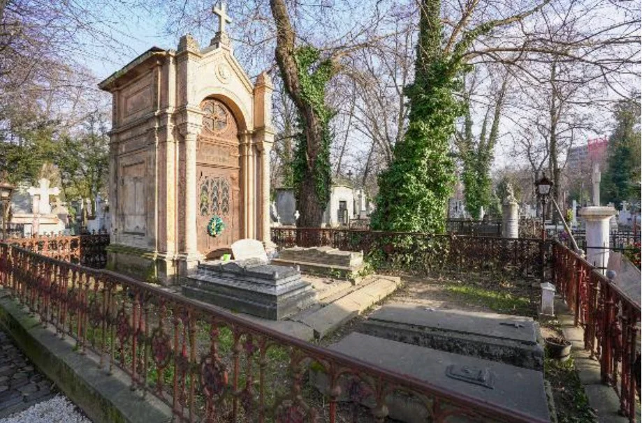 Cavou Ion Țiriac, Cimitirul Bellu