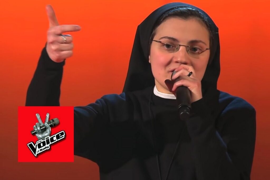 Călugărița de la Vocea Italiei a renunțat la haina monahală. Transformare radicală în videoclipul primului ei single
