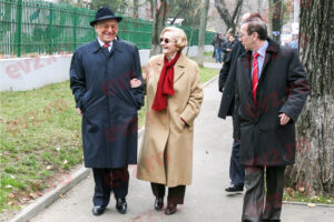 Ion Iliescu și soția sa Nina