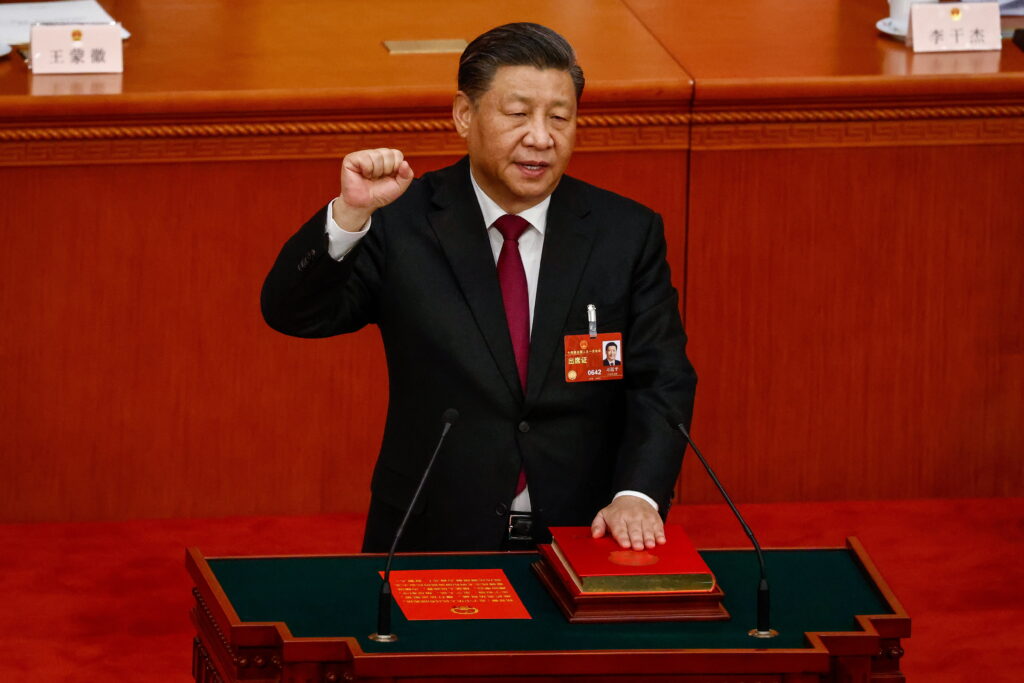Xi Jinping începe al treilea mandat ca președinte al Chinei, după votul din Parlament, cu unanimitate
