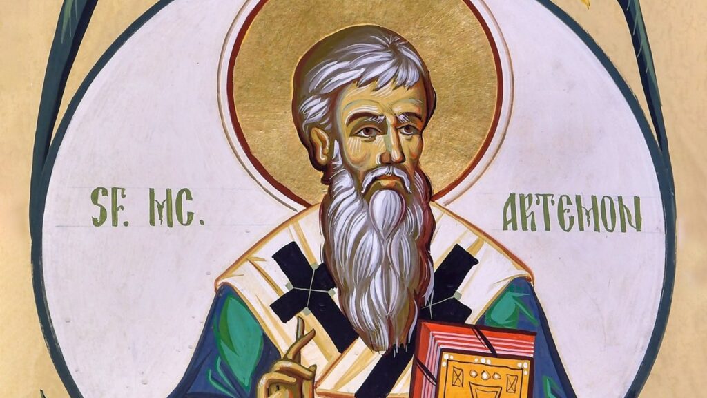 Calendar Ortodox, 24 martie. Sfântul Ierarh Artemon, ocrotitorul văduvelor, orfanilor și săracilor