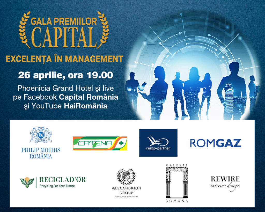 Cei mai buni manageri din România vor fi premiați la Gala Capital Excelența în Management