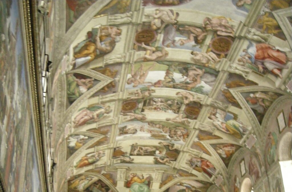 Desen rar atribuit lui Michelangelo, descoperit într-o colecție particulară. Artistul a folosit schița pentru una din scenele Capelei Sixtine