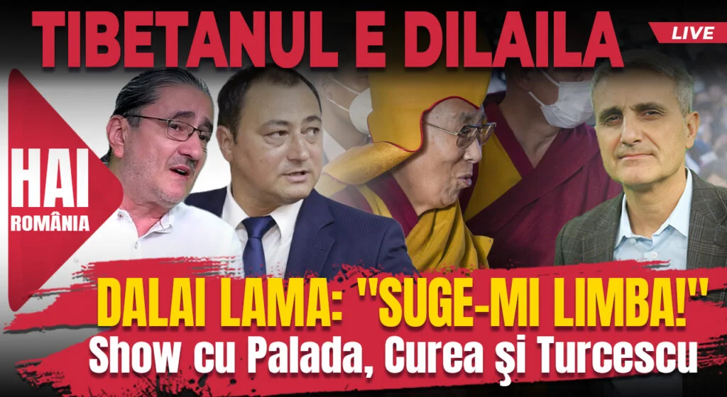 Exclusiv. Dalai Lama: Suge-mi limba! Hai Live cu Turcescu. Video