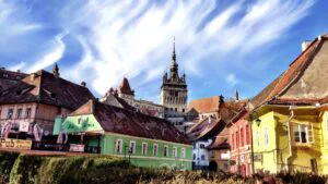 Ridendo aduce teatrul în stradă. Sighișoara se întoarce în Evul Mediu
