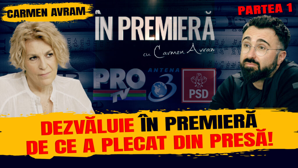 Romania lui Cristache la 15.00. Carmen Avram, dezvăluiri în premieră (Partea 1)