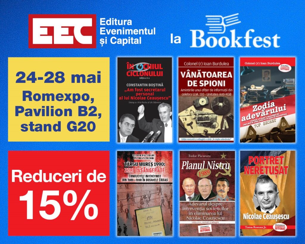 Editura Evenimentul şi Capital te invită la Bookfest 2023