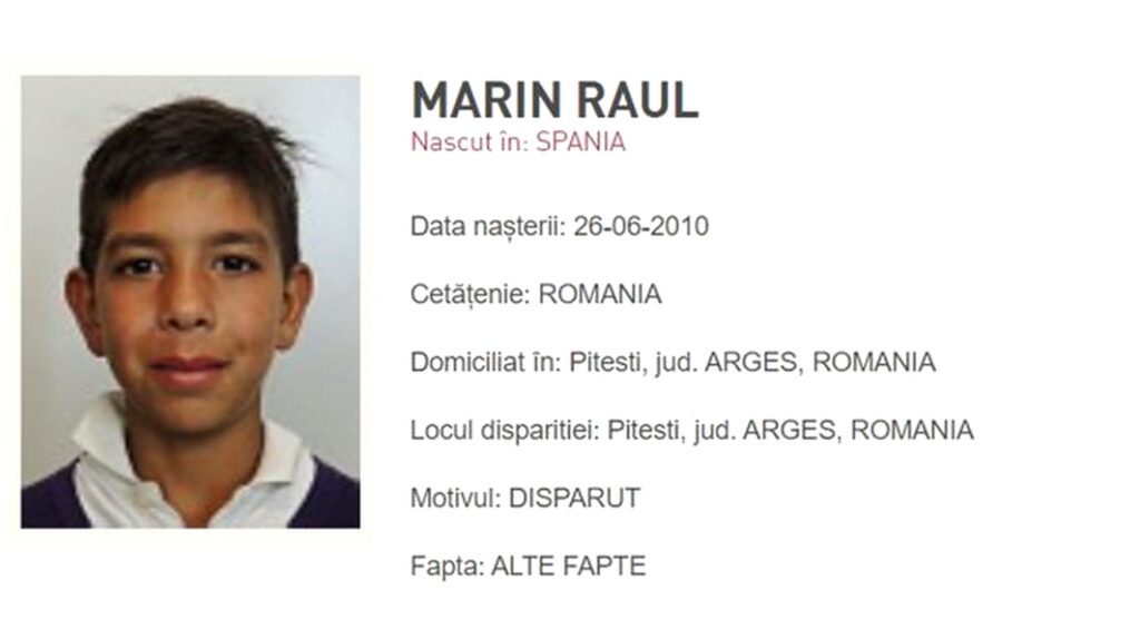 Un copil de 12 ani, din Pitești, a dispărut de zece zile de acasă.  Poliția îl caută peste tot