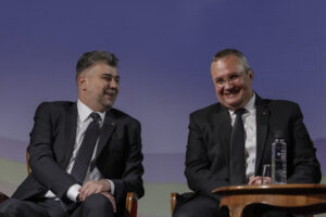 Marcel Ciolacu și Nicolae Ciucă. Alegeri europarlamentare