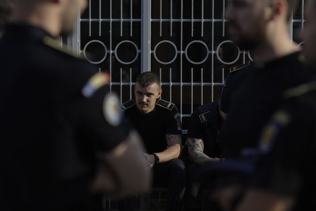 Protest angați penitenciare; foto: Octav Ganea