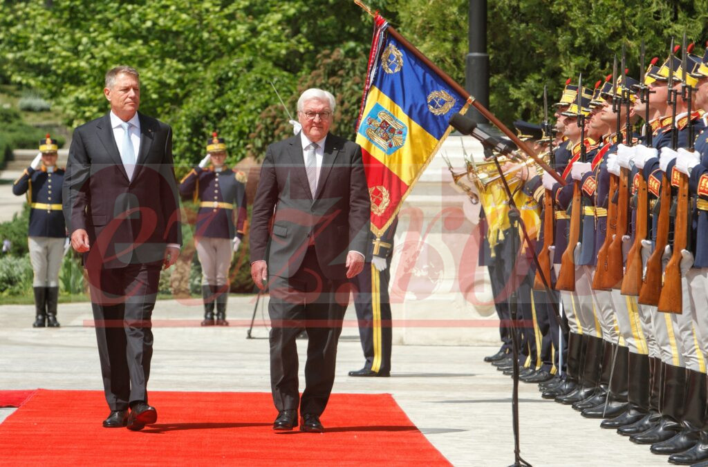 Klaus Iohannis, președintele României, l-a primit pe omologul său din Germania, Frank-Walter Steinmeier