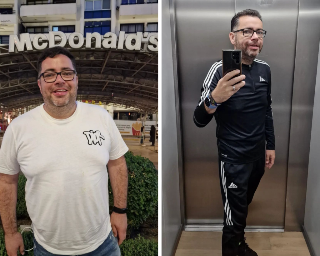Transformarea impresionantă a lui Răzvan Popescu, după ce a slăbit 53 de kilograme în doar 11 luni. Ce greutate are acum
