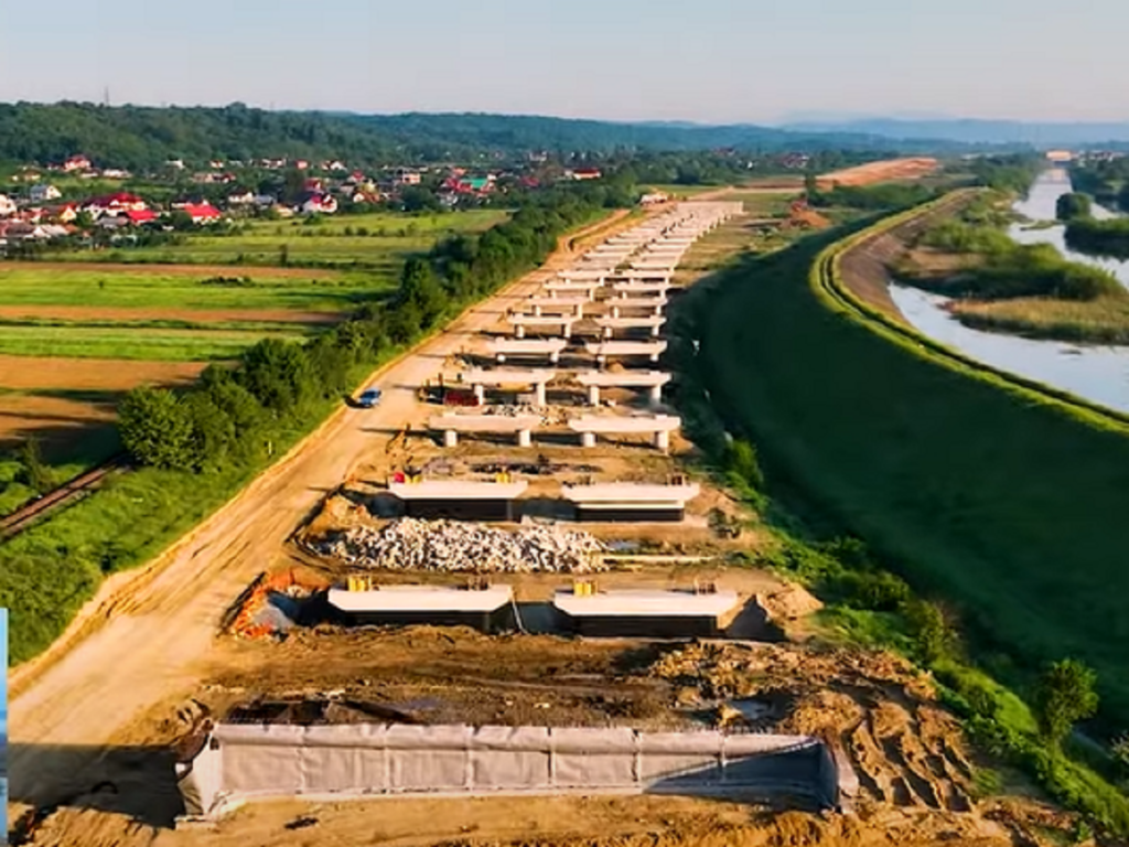 Lucrările pentru Autostrada Sibiu – Pitești avansează după cum era planificat