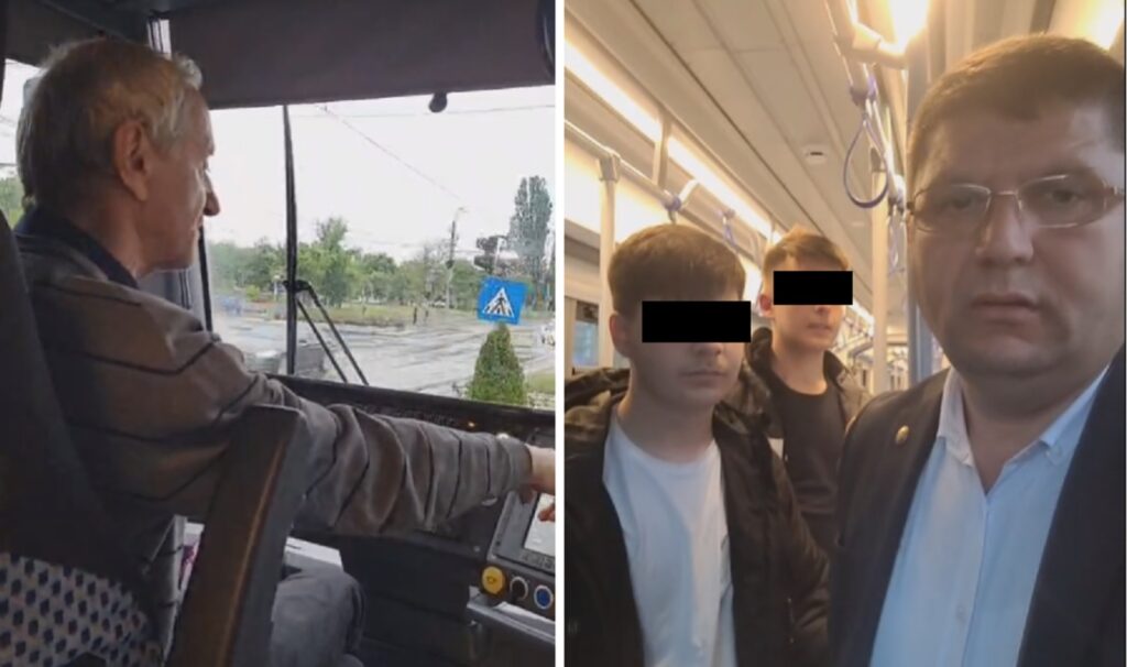Exclusiv. Toate detaliile despre fiul de deputat bătut în tramvai, la Craiova. Reacția parlamentarului AUR